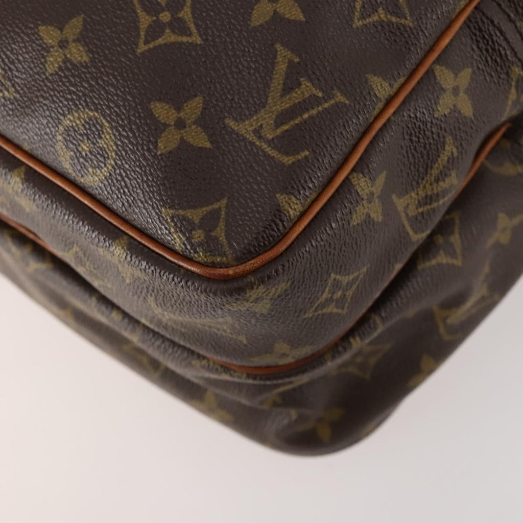 Louis Vuitton Reporter Bag Monogram Canvas Brown Canvas Shoulder Bag Bag (Pre-Owned)