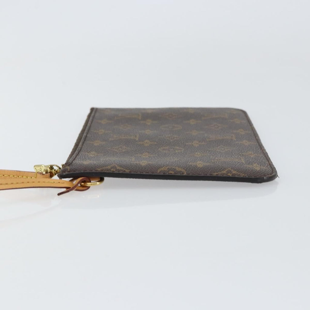 Louis Vuitton Neverfull Pochette Monogram Canvas Brown Canvas Clutche & Pouche Bag (Pre-Owned)