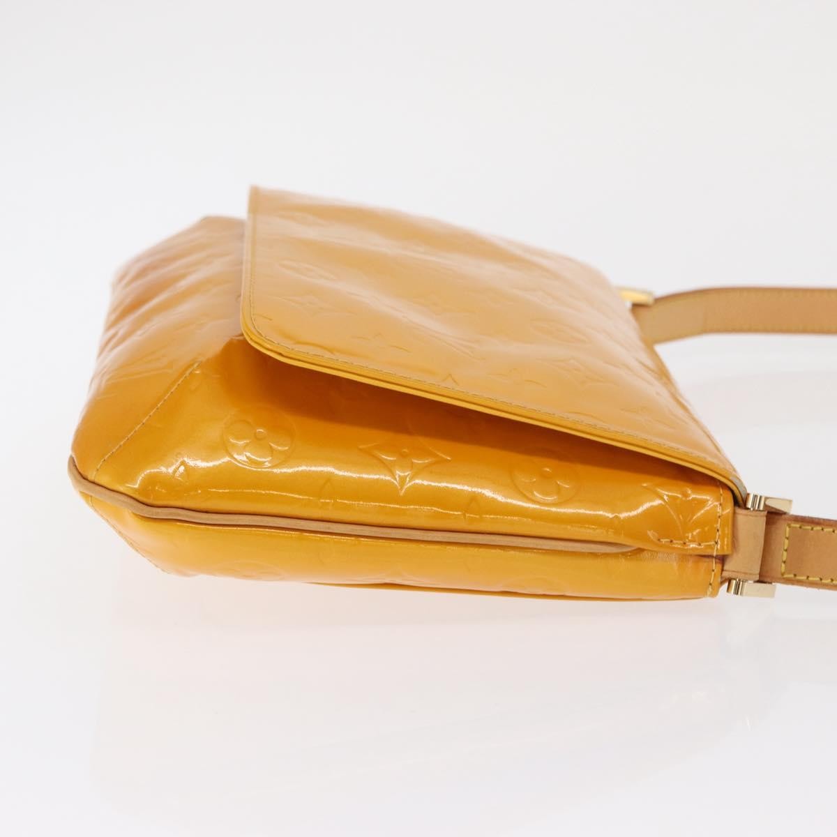 Louis Vuitton Thompson Street Handbag Monogram Vernis Yellow Patent_Leather Shoulder Bag Bag (Pre-Owned)