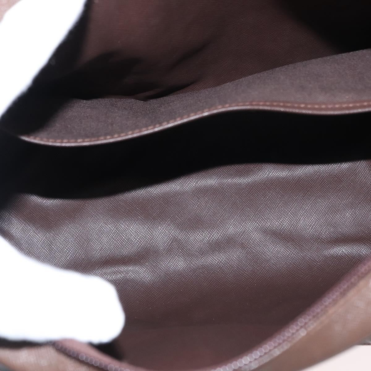 Burberry Nova Check Boston Bag Canvas Beige Canvas Handbag (Pre-Owned)