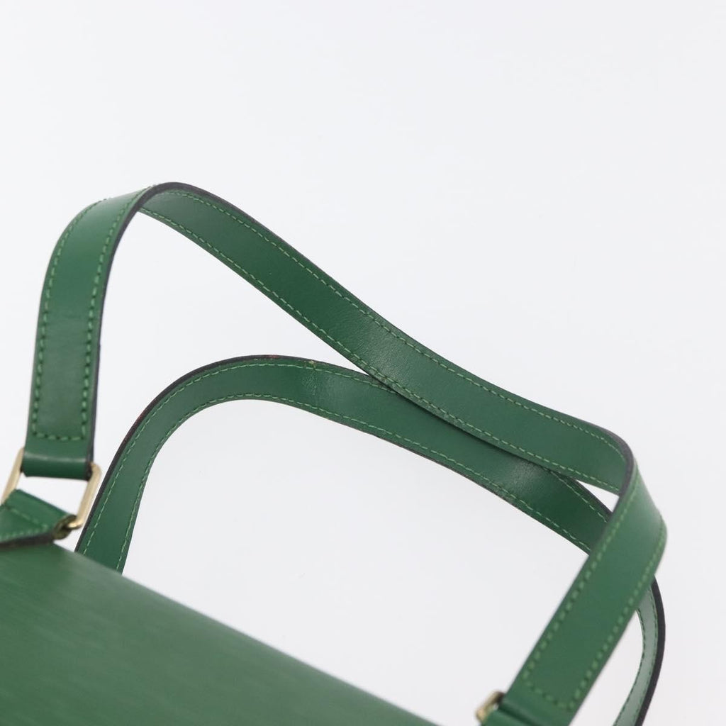 Louis Vuitton Soufflot Handbag Epi Leather Green Leather Handbag (Pre-Owned)