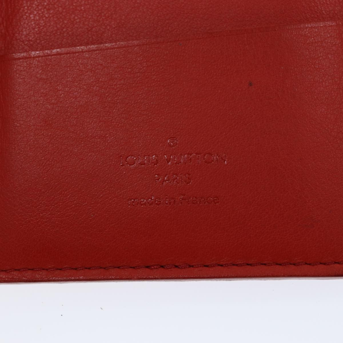 Louis Vuitton Infini Organiser Leather Red Leather Wallets Accessory (Pre-Owned)
