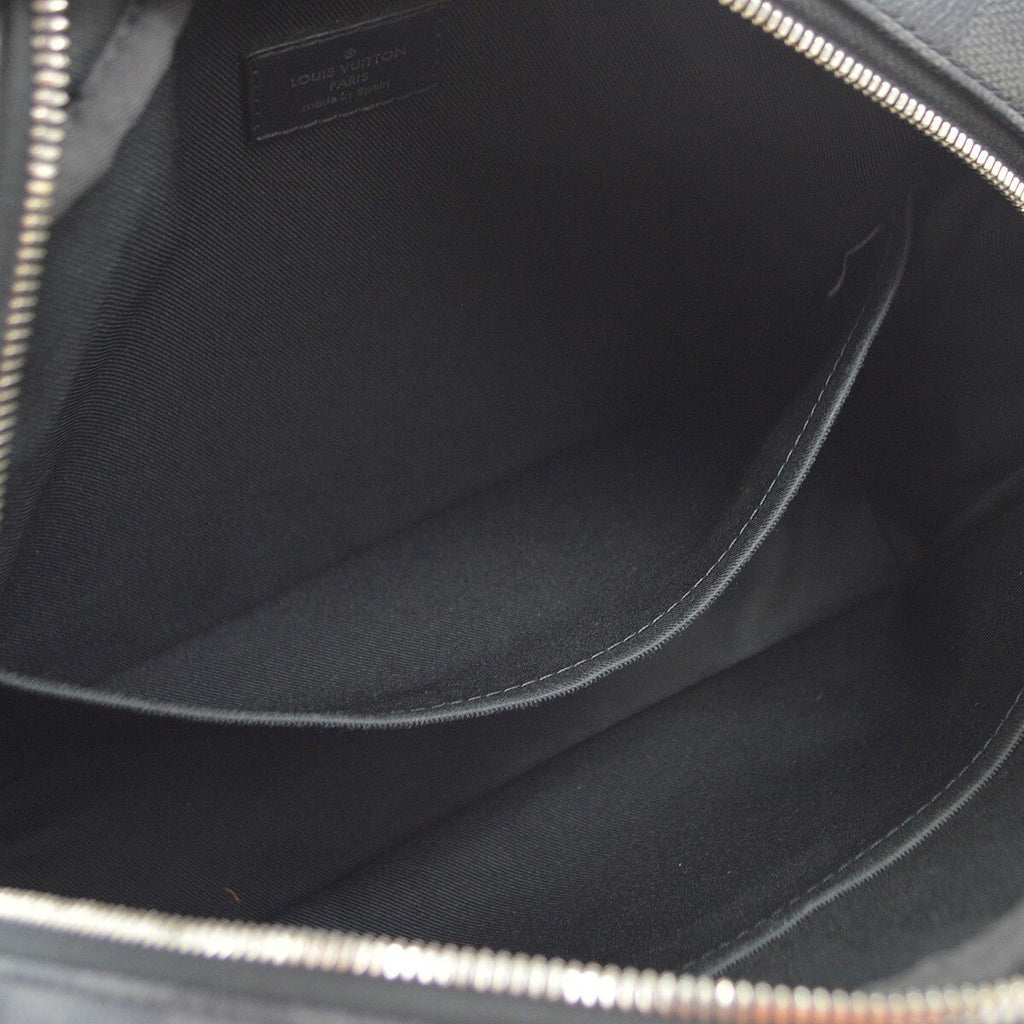 Louis Vuitton Dayton Reporter Bag Damier Graphite Black Canvas Shoulder Bag Bag (Pre-Owned)