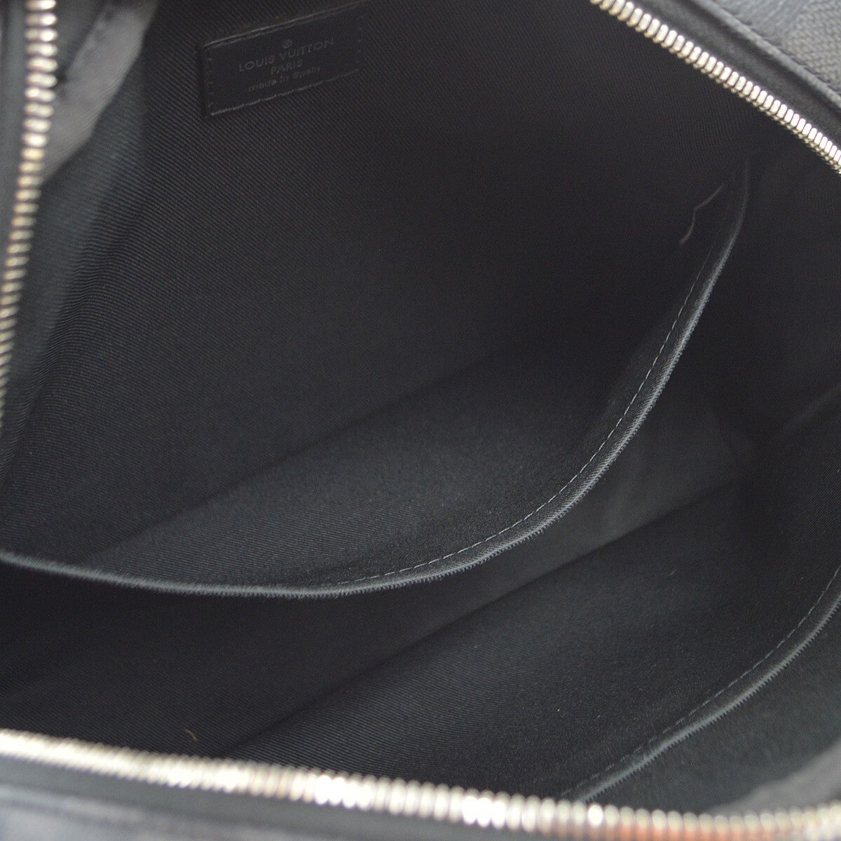 Louis Vuitton Dayton Reporter Bag Damier Graphite Black Canvas Shoulder Bag Bag (Pre-Owned)