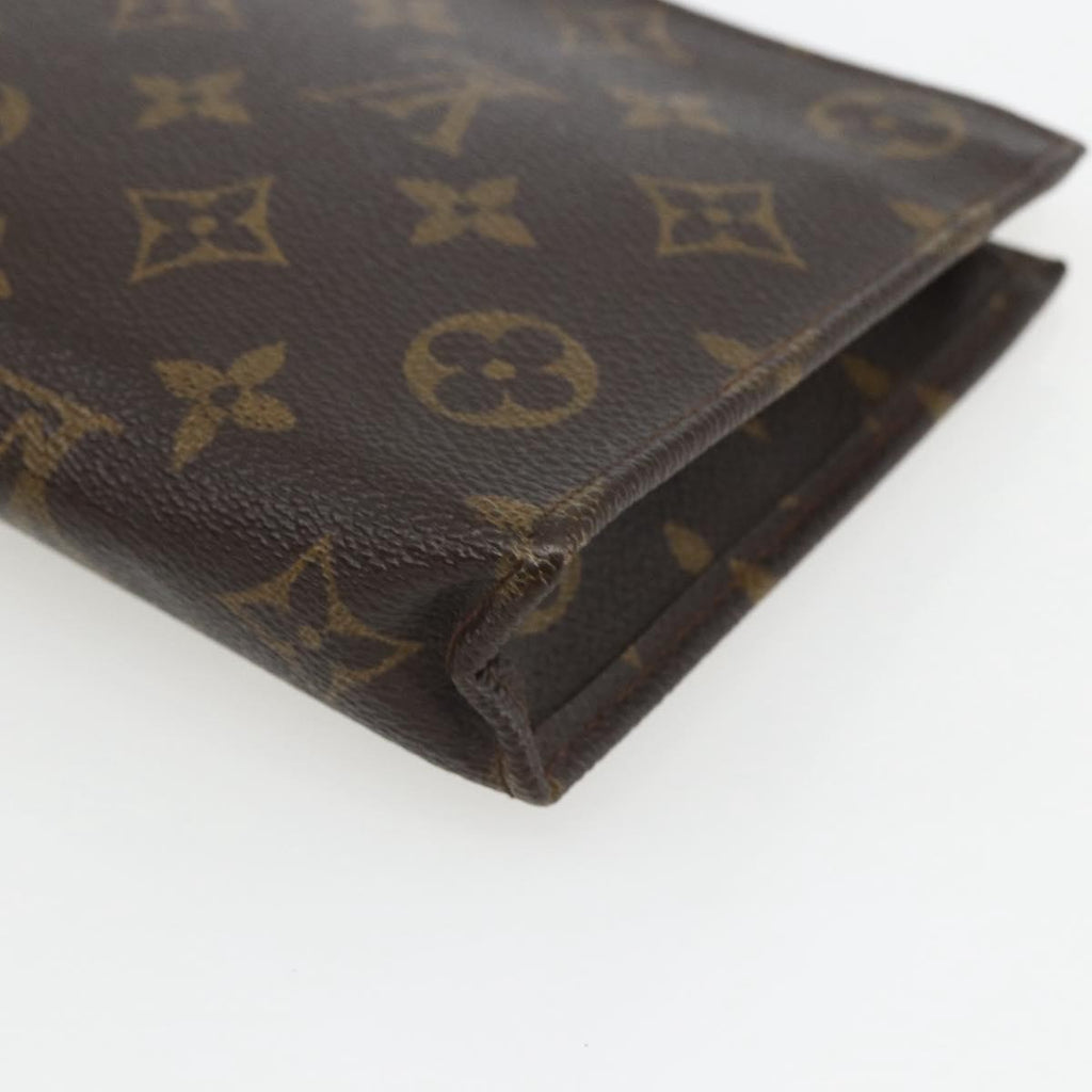 Louis Vuitton Toiletry Pouch Monogram Canvas Brown Canvas Clutche & Pouche Bag (Pre-Owned)