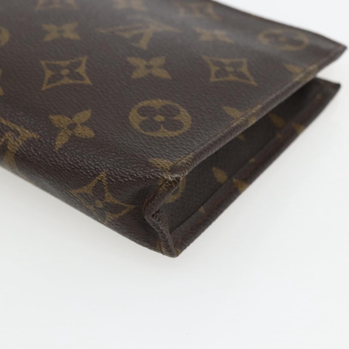 Louis Vuitton Toiletry Pouch Monogram Canvas Brown Canvas Clutche & Pouche Bag (Pre-Owned)
