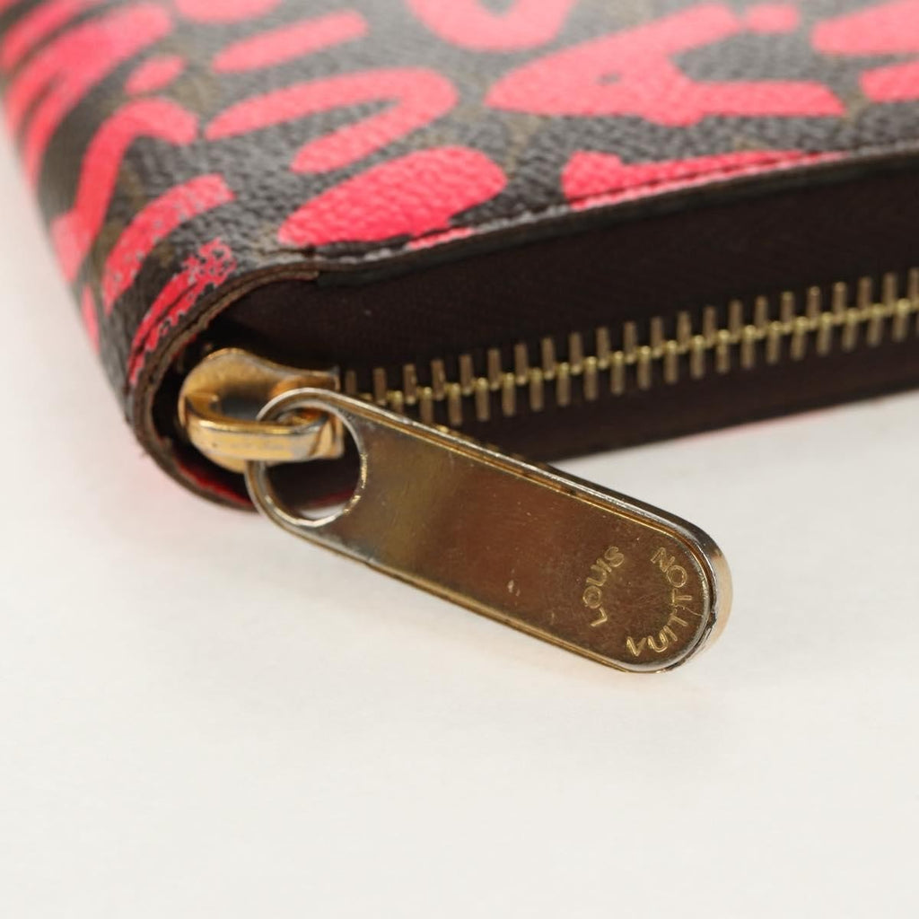 Louis Vuitton Zippy Wallet Canvas Pink Canvas Wallets Accessory (Pre-Owned)