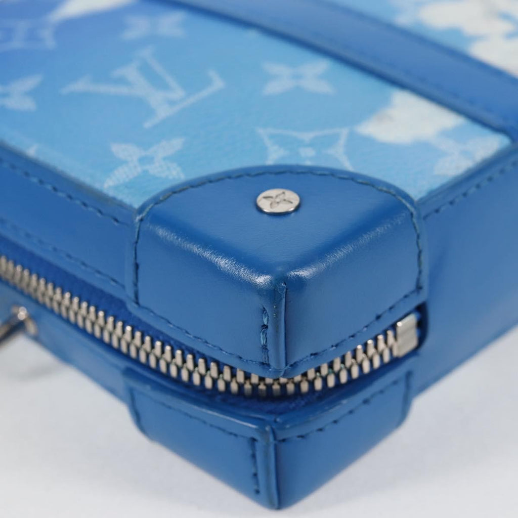Louis Vuitton Soft Trunk Wallet Limited Edition Monogram Clouds Blue Canvas Clutche & Pouche Bag (Pre-Owned)