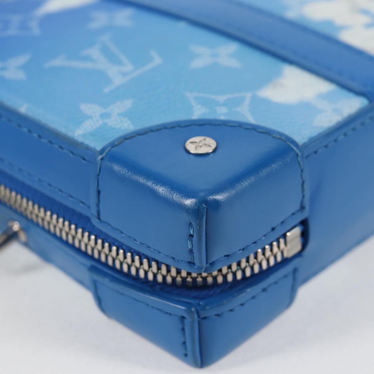 Louis Vuitton Soft Trunk Wallet Limited Edition Monogram Clouds Blue Canvas Clutche & Pouche Bag (Pre-Owned)