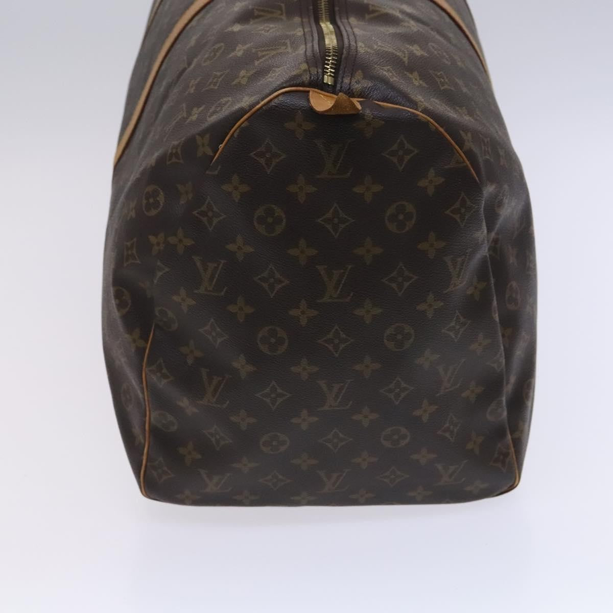 Louis Vuitton Keepall Bag Monogram Canvas Brown Canvas Travel Bag Bag (Pre-Owned)