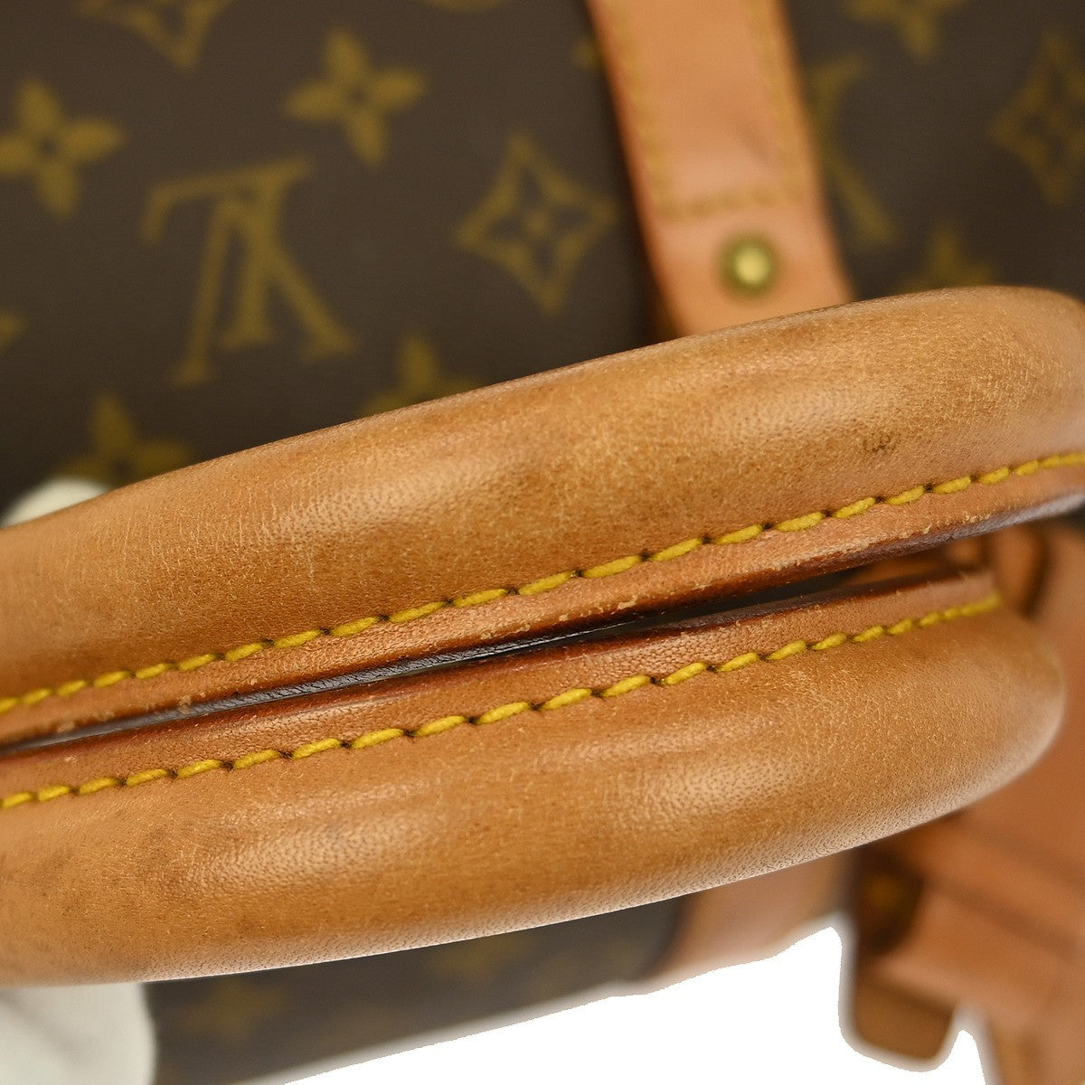 Louis Vuitton Keepall Bag Monogram Canvas Brown Canvas Travel Bag Bag (Pre-Owned)