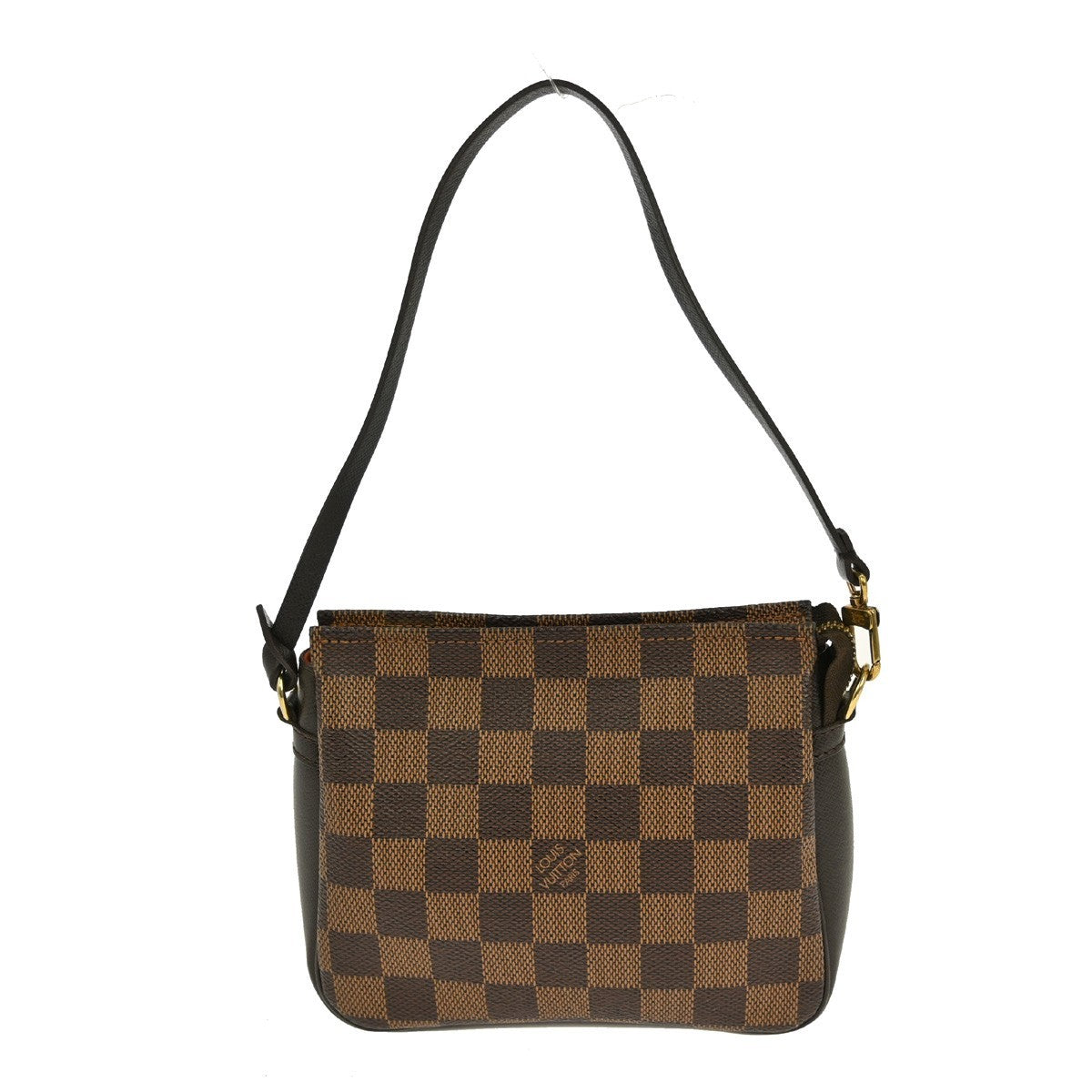 Louis Vuitton Trousse Make Up Bag Damier Canvas Brown Canvas Clutche & Pouche Bag (Pre-Owned)
