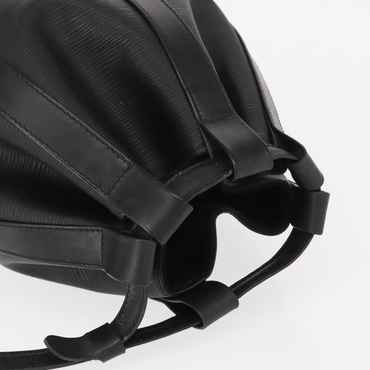 Louis Vuitton Randonnee Backpack Epi Leather Black Leather Shoulder Bag Bag (Pre-Owned)
