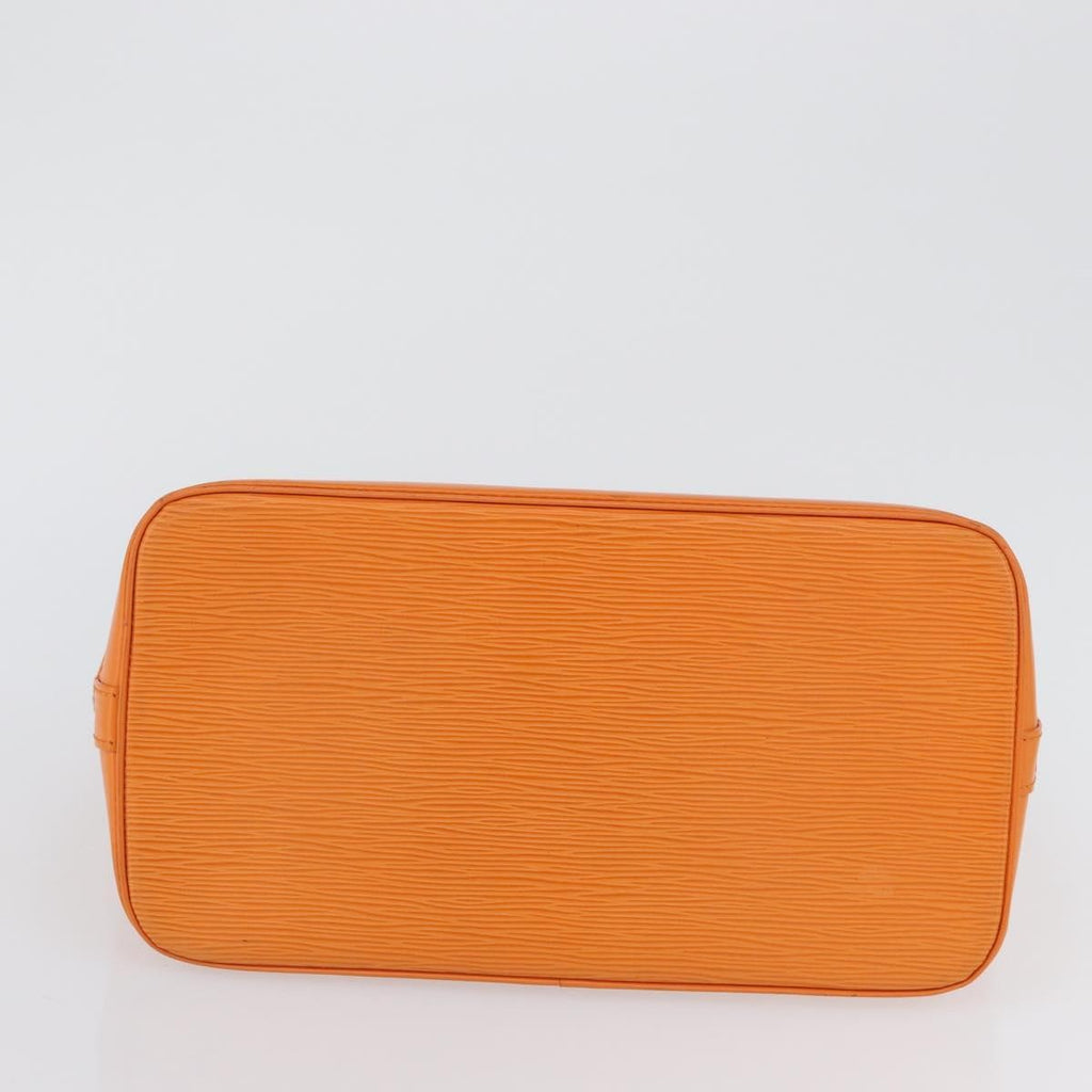 Louis Vuitton Alma Handbag Epi Leather Orange Leather Handbag (Pre-Owned)