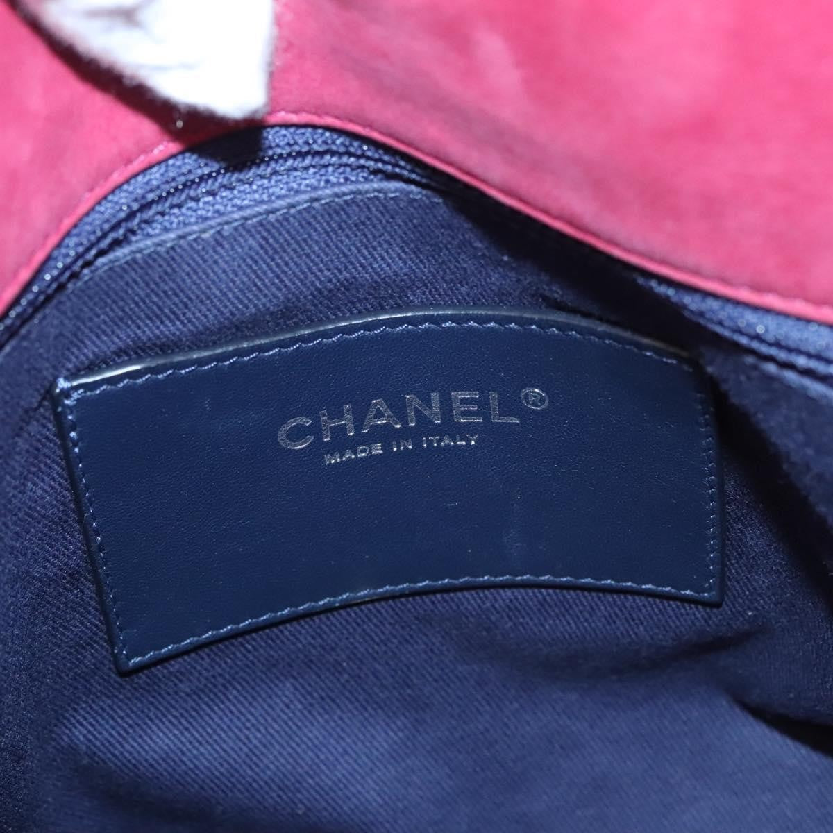 Chanel Matelasse Chain Shoulder Bag Leather Pink Leather Handbag (Pre-Owned)