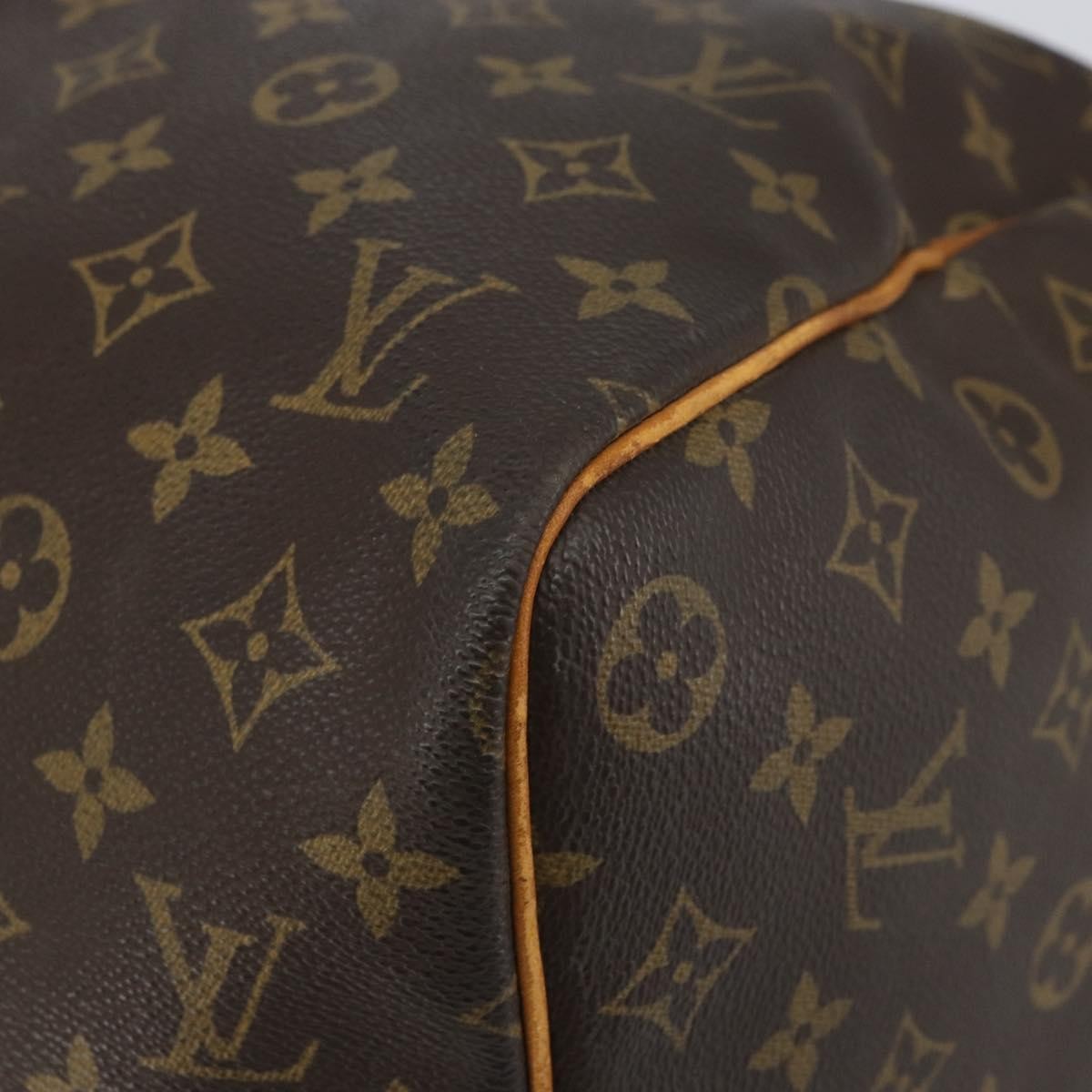 Louis Vuitton Keepall Bag Monogram Canvas Brown Canvas Travel Bag Bag (Pre-Owned)