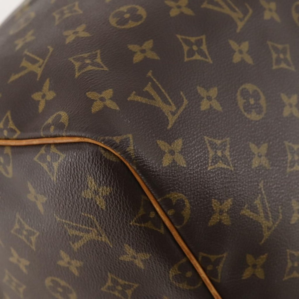 Louis Vuitton Keepall Bag Monogram Canvas Brown Canvas Travel Bag Bag (Pre-Owned)