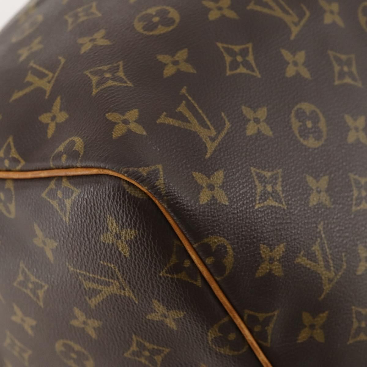 Louis Vuitton Keepall Bag Monogram Canvas Brown Canvas Travel Bag Bag (Pre-Owned)