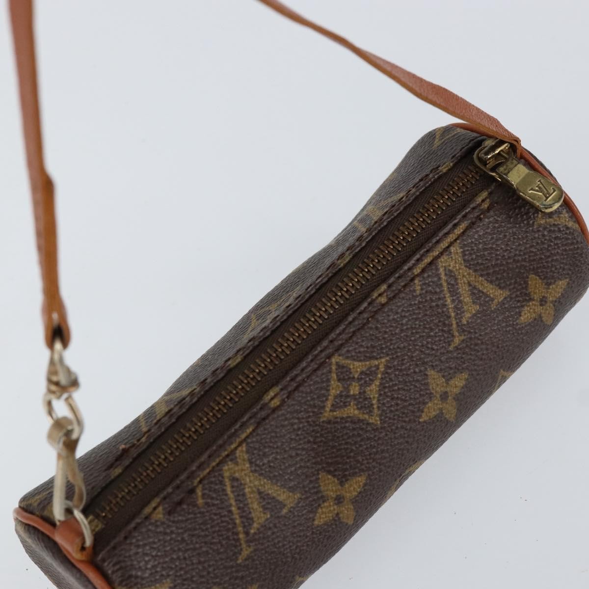 Louis Vuitton Papillon Pochette Monogram Canvas Brown Canvas Clutche & Pouche Bag (Pre-Owned)