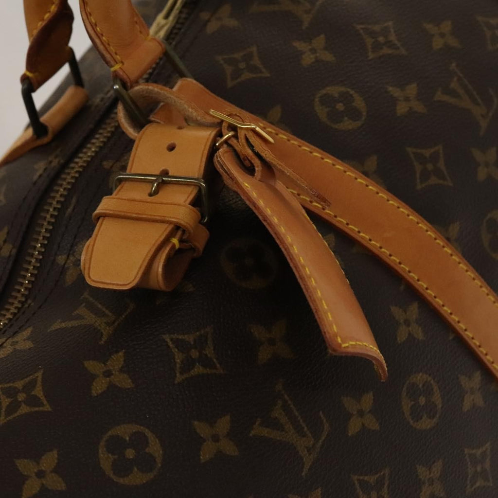 Louis Vuitton Keepall Bag Monogram Canvas Brown Canvas Travel Bag Bag (Pre-Owned)