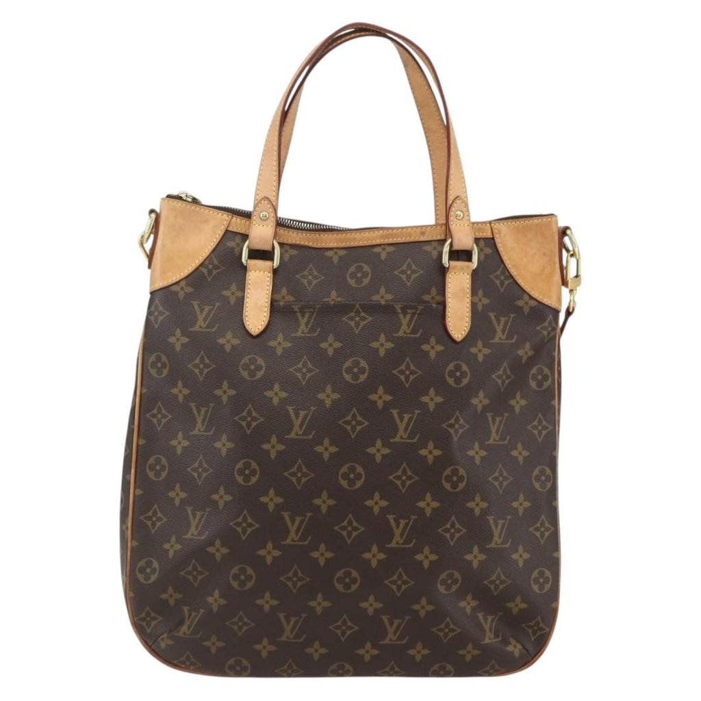 Louis Vuitton Odeon Handbag Monogram Canvas Brown Canvas Shoulder Bag Bag (Pre-Owned)