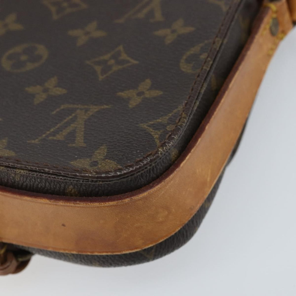 Louis Vuitton Cartouchiere Handbag Monogram Canvas Brown Canvas Shoulder Bag Bag (Pre-Owned)
