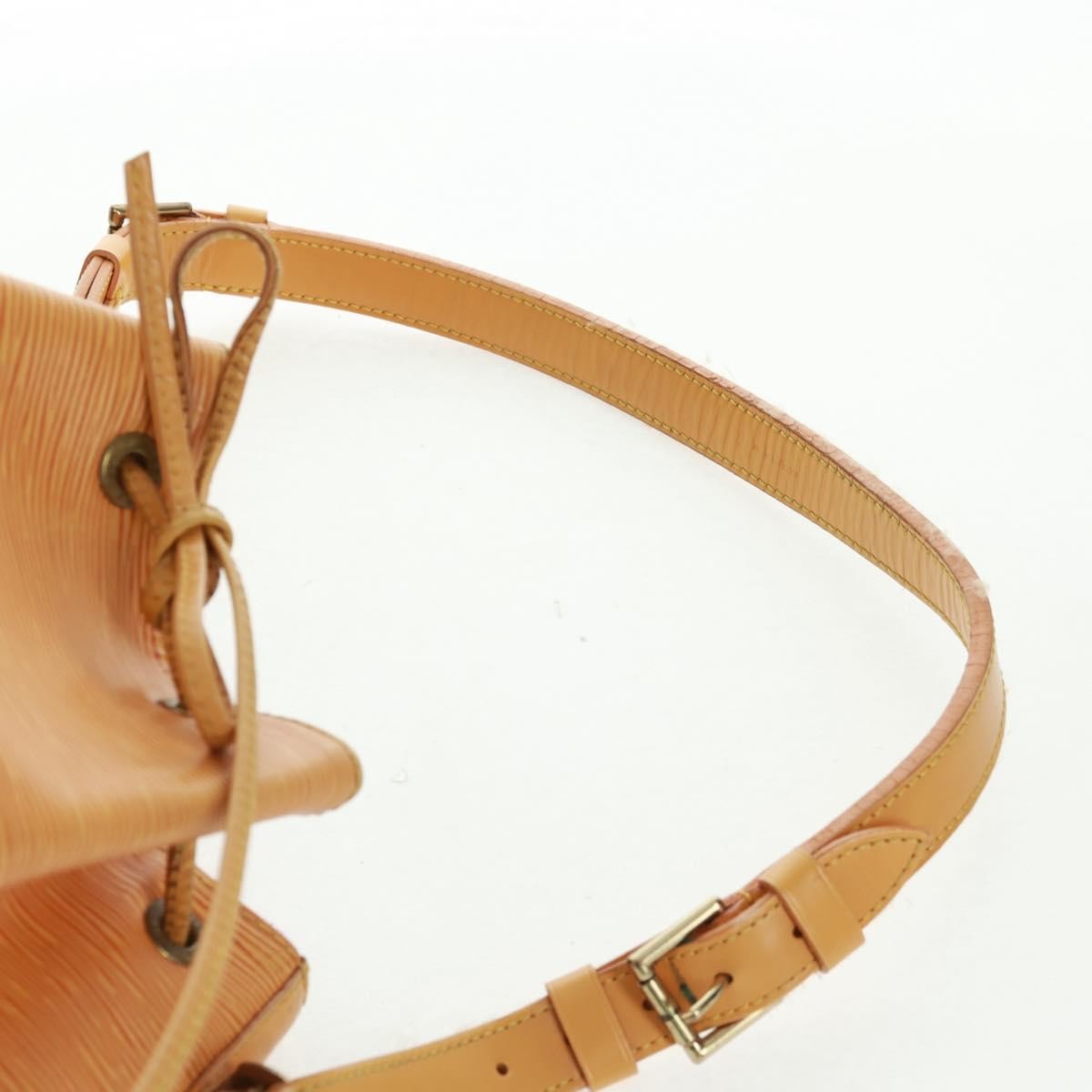 Louis Vuitton Petit Noe Handbag Epi Leather Yellow Leather Shoulder Bag Bag (Pre-Owned)