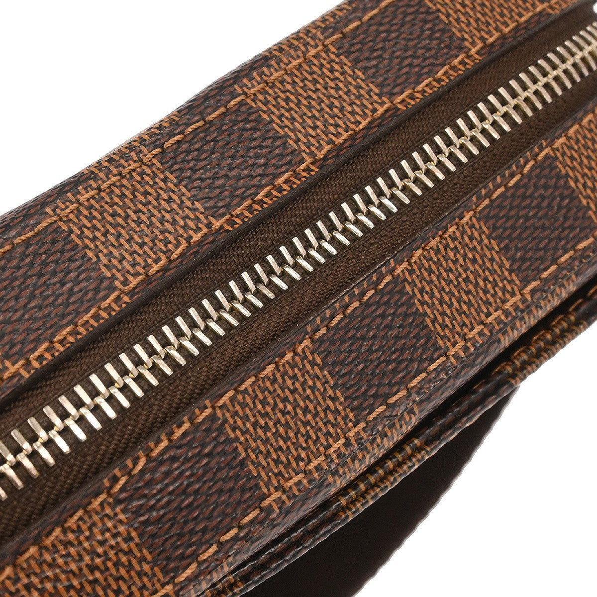 Louis Vuitton Geronimos Waist Bag Damier Brown Canvas Clutche & Pouche Bag (Pre-Owned)