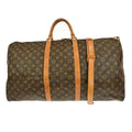 Louis Vuitton Keepall Bandouliere Bag Monogram Canvas Brown Canvas Travel Bag Bag (Pre-Owned)