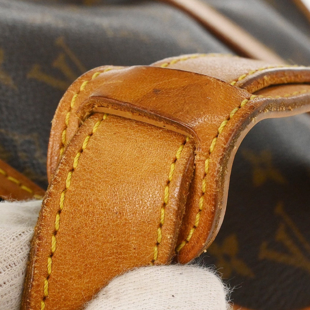 Louis Vuitton Saumur Handbag Monogram Canvas Brown Canvas Shoulder Bag Bag (Pre-Owned)
