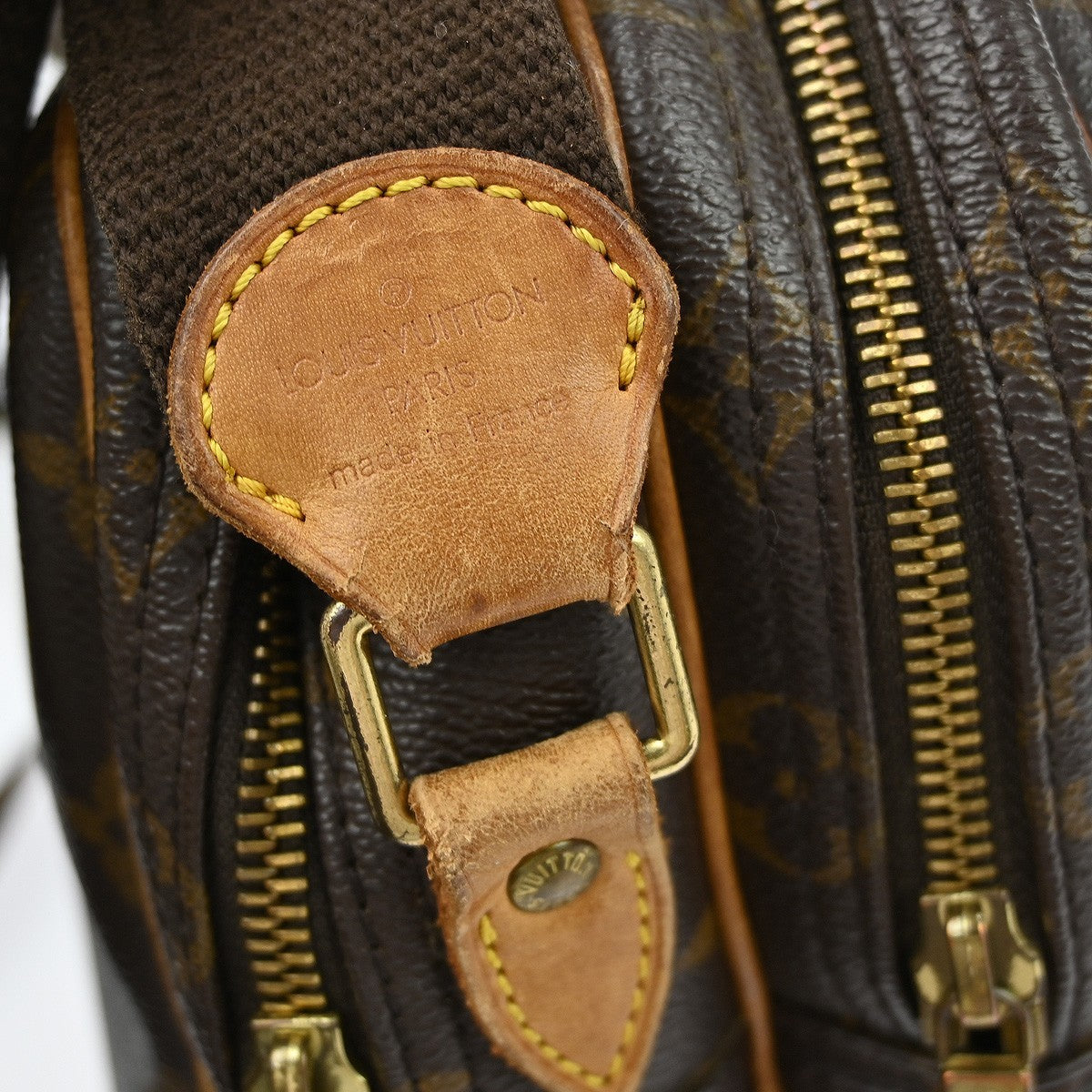 Louis Vuitton Reporter Bag Monogram Canvas Brown Canvas Shoulder Bag Bag (Pre-Owned)