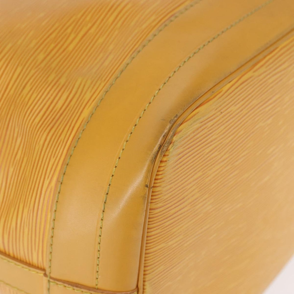 Louis Vuitton Noe Handbag Epi Leather Yellow Leather Shoulder Bag Bag (Pre-Owned)