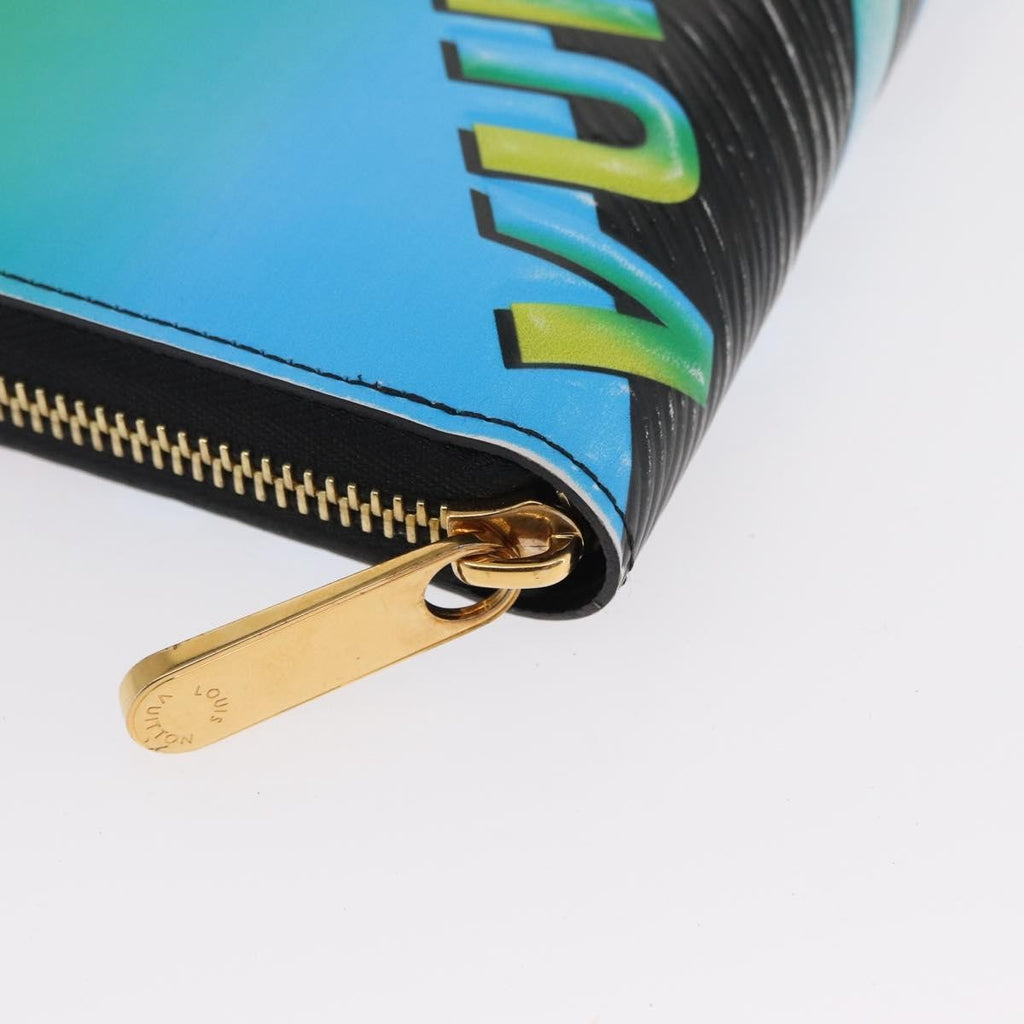 Louis Vuitton Zippy Wallet Nm Epi Race Édition Limitée Blue Leather Wallets Accessory (Pre-Owned)