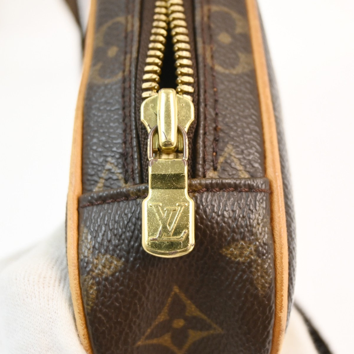 Louis Vuitton Pochette Gange Monogram Canvas Brown Canvas Clutche & Pouche Bag (Pre-Owned)