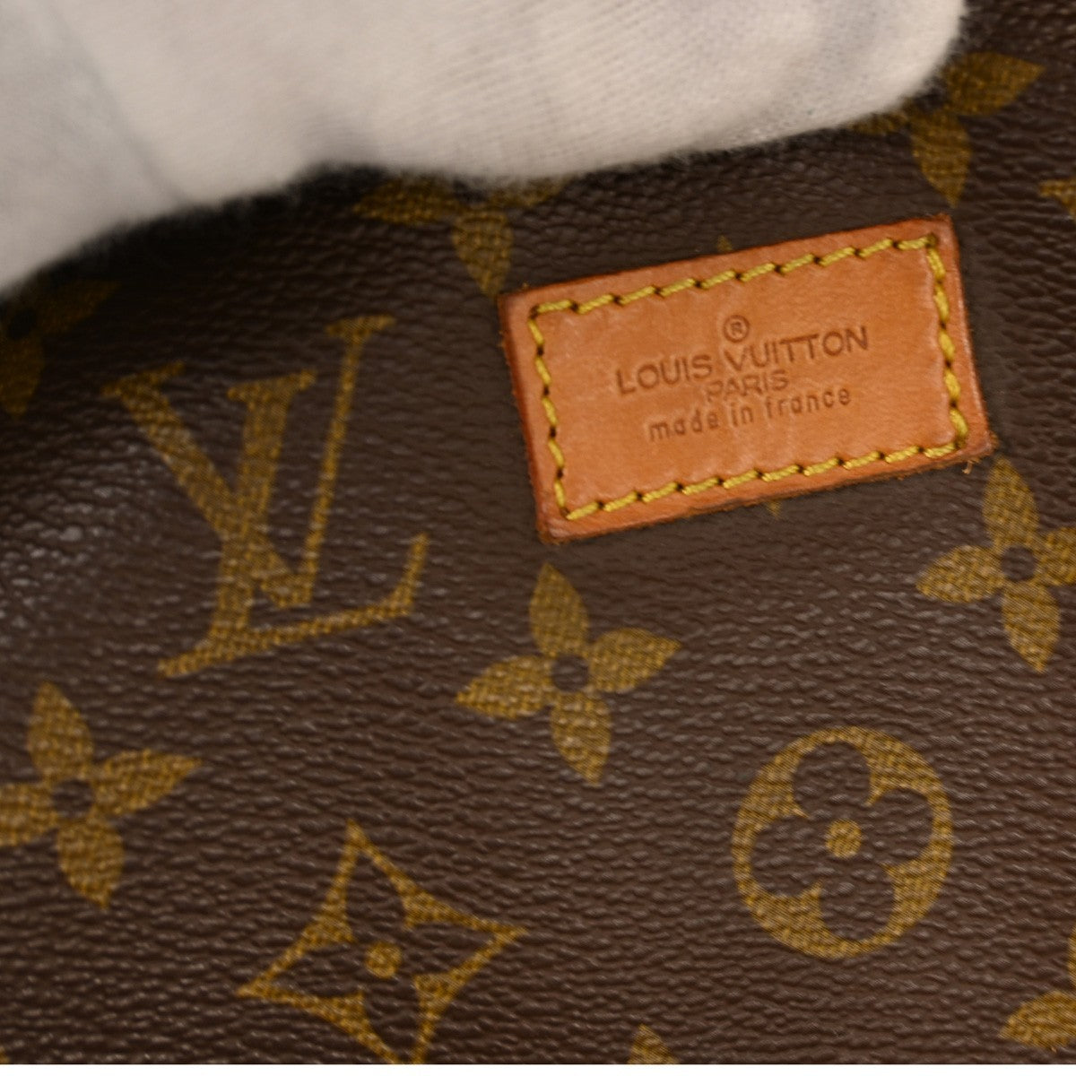 Louis Vuitton Saumur Handbag Monogram Canvas Brown Canvas Shoulder Bag Bag (Pre-Owned)