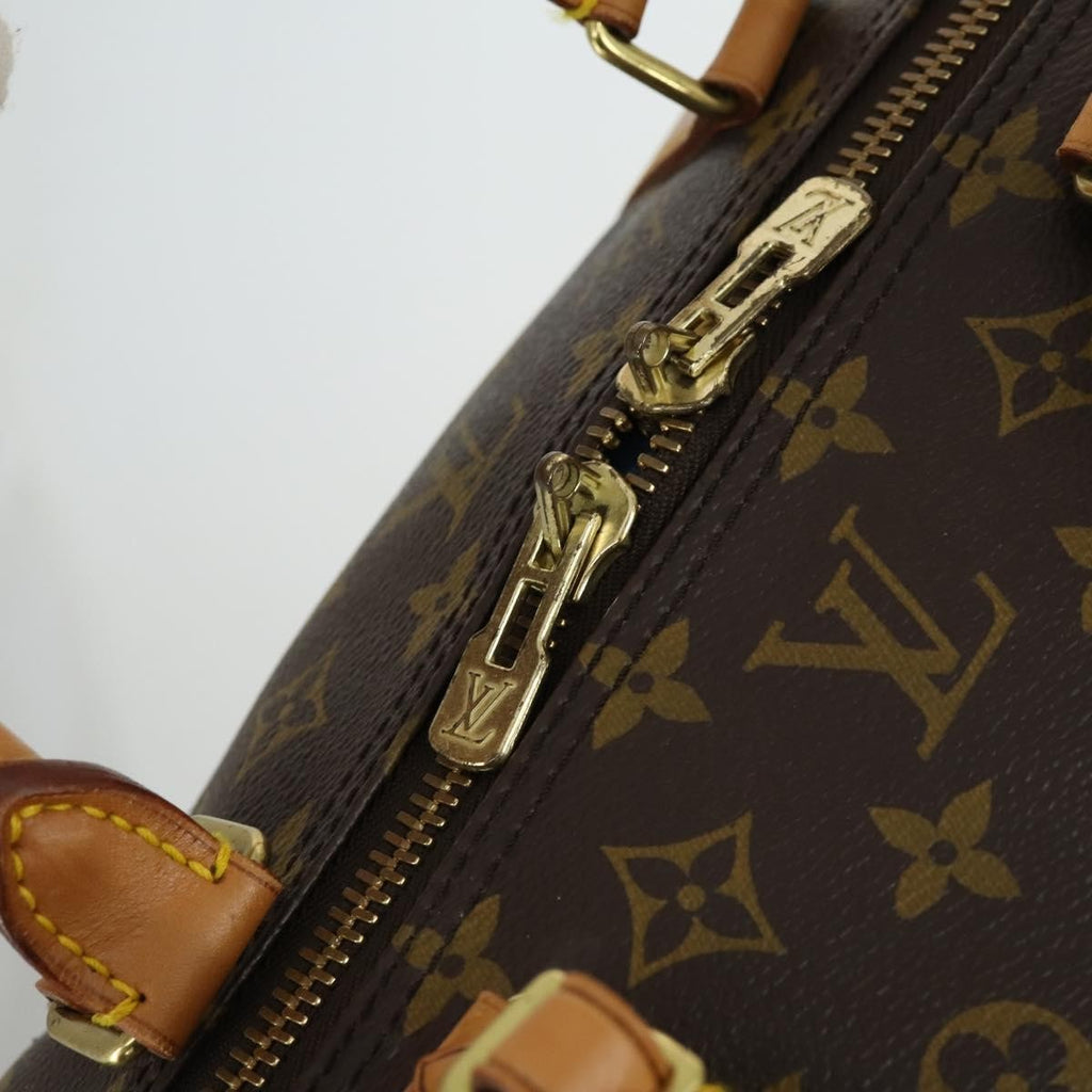 Louis Vuitton Keepall Bag Monogram Canvas Brown Canvas Travel Bag Bag (Pre-Owned)