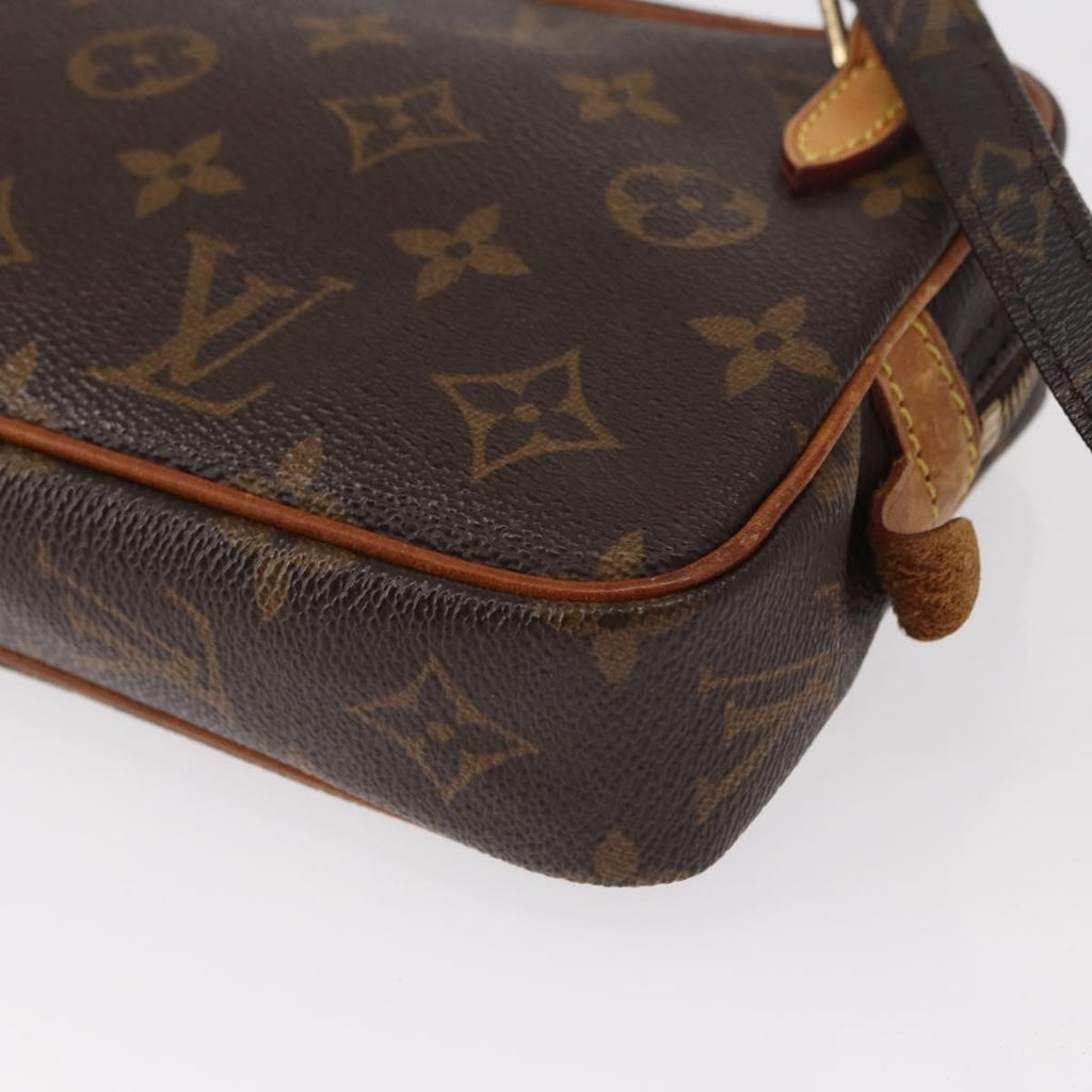 Louis Vuitton Pochette Marly Bandouliere Bag Monogram Canvas Brown Canvas Shoulder Bag Bag (Pre-Owned)