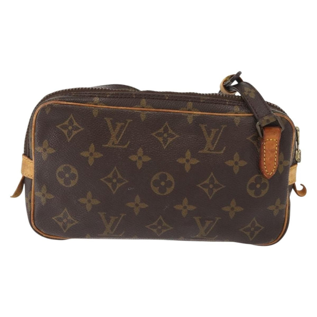 Louis Vuitton Pochette Marly Bandouliere Bag Monogram Canvas Brown Canvas Clutche & Pouche Bag (Pre-Owned)