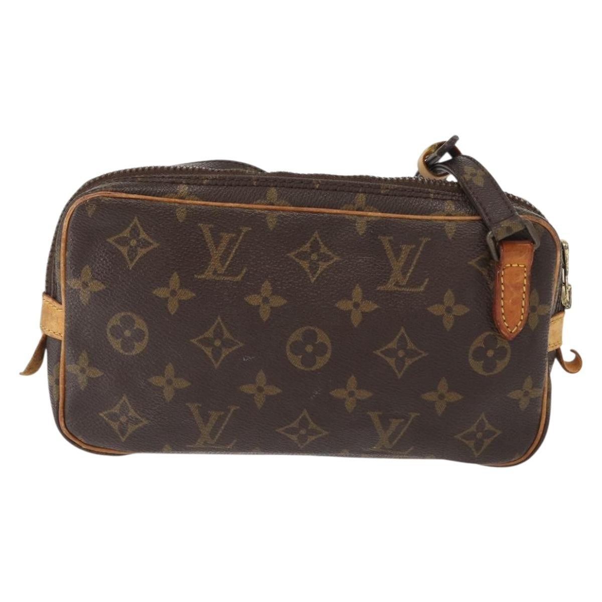 Louis Vuitton Pochette Marly Bandouliere Bag Monogram Canvas Brown Canvas Clutche & Pouche Bag (Pre-Owned)