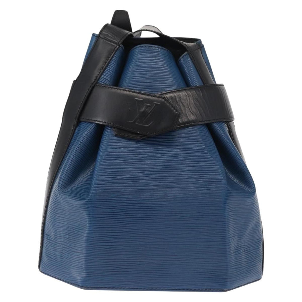 Louis Vuitton Vintage Sac D'epaule Handbag Epi Leather Blue Leather Shoulder Bag Bag (Pre-Owned)