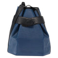 Louis Vuitton Vintage Sac D'epaule Handbag Epi Leather Blue Leather Shoulder Bag Bag (Pre-Owned)