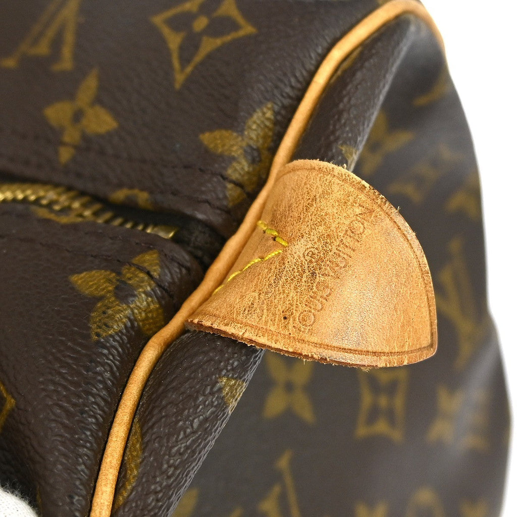 Louis Vuitton Keepall Bag Monogram Canvas Brown Canvas Travel Bag Bag (Pre-Owned)