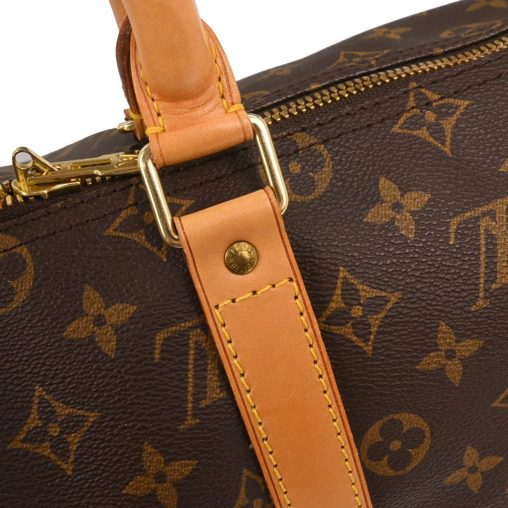 Louis Vuitton Keepall Bag Monogram Canvas Brown Canvas Travel Bag Bag (Pre-Owned)