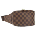 Louis Vuitton Geronimos Waist Bag Damier Brown Canvas Clutche & Pouche Bag (Pre-Owned)