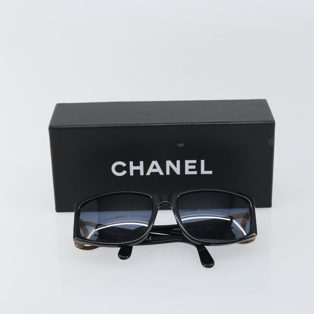 Chanel Logo Cc Sunglasses Plastic Black Plastic Sunglasse Accessory (Pre-Owned)