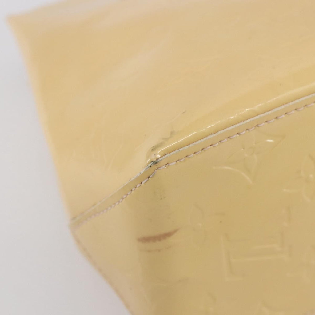 Louis Vuitton Reade Handbag Monogram Vernis Beige Patent_Leather Handbag (Pre-Owned)
