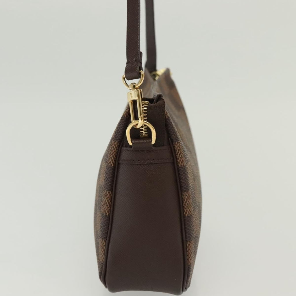 Louis Vuitton Trousse Make Up Bag Damier Canvas Brown Canvas Shoulder Bag Bag (Pre-Owned)