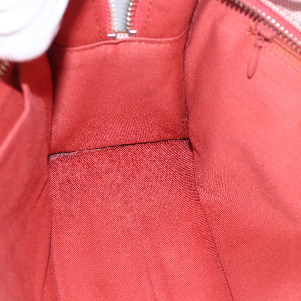 Burberry Blue Label Handbag Canvas Pink Canvas Handbag (Pre-Owned)