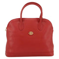 Burberry Vintage Handbag Leather Red Leather Handbag (Pre-Owned)