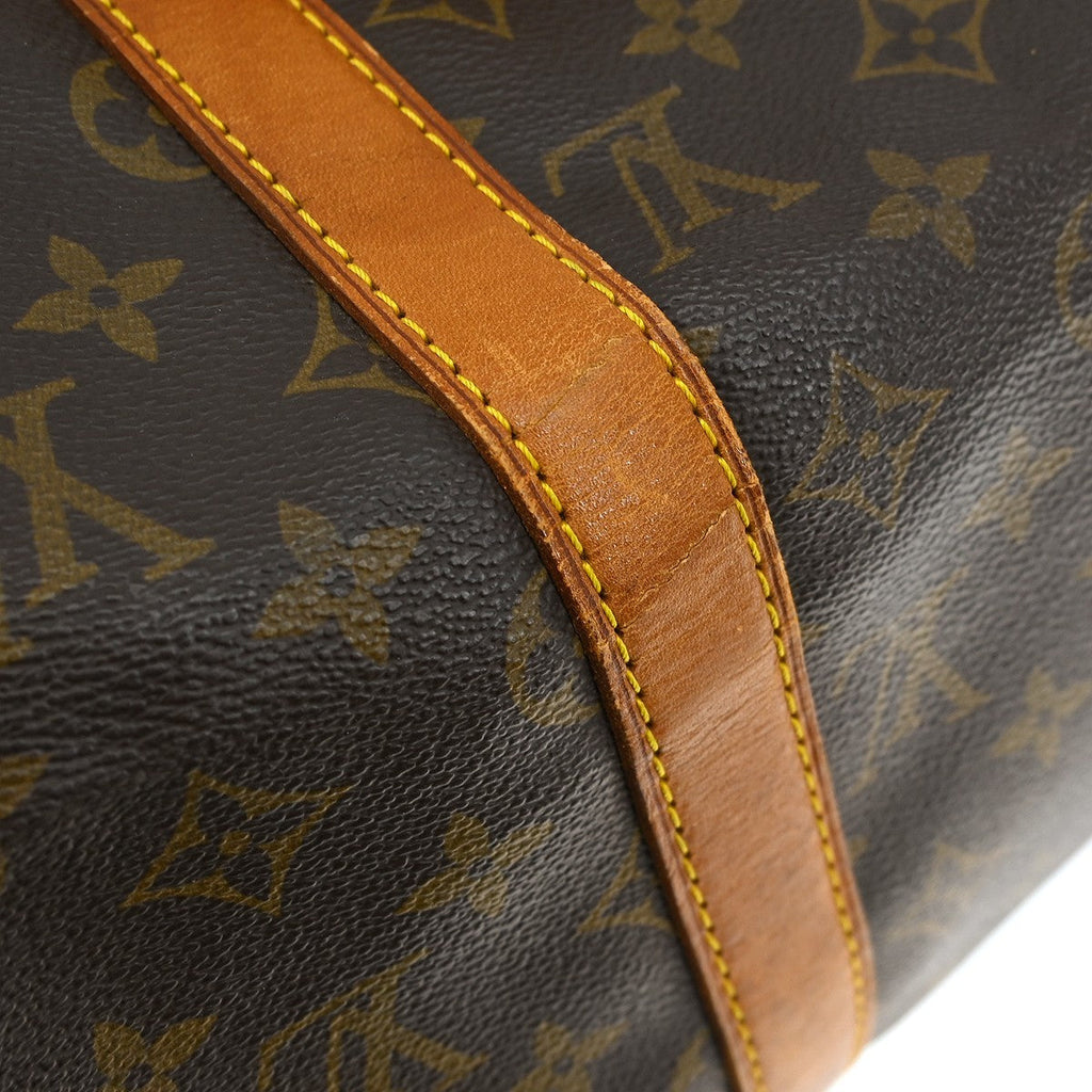 Louis Vuitton Keepall Bag Monogram Canvas Brown Canvas Travel Bag Bag (Pre-Owned)